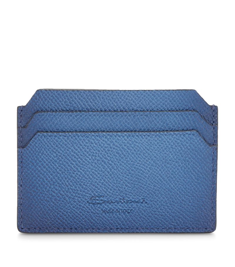 Santoni Santoni Leather Card Holder