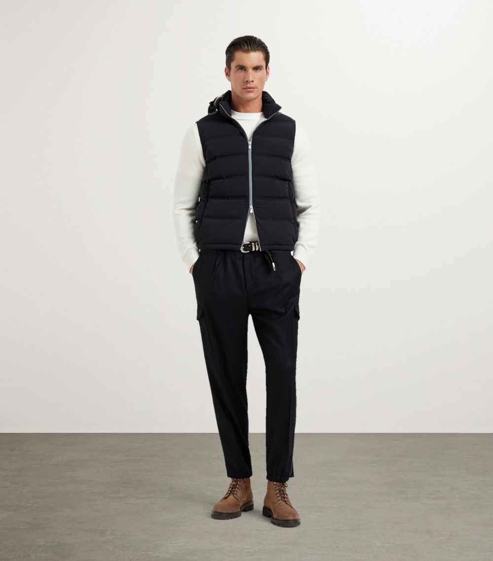 Brunello Cucinelli Brunello Cucinelli Virgin Wool Cargo Trousers