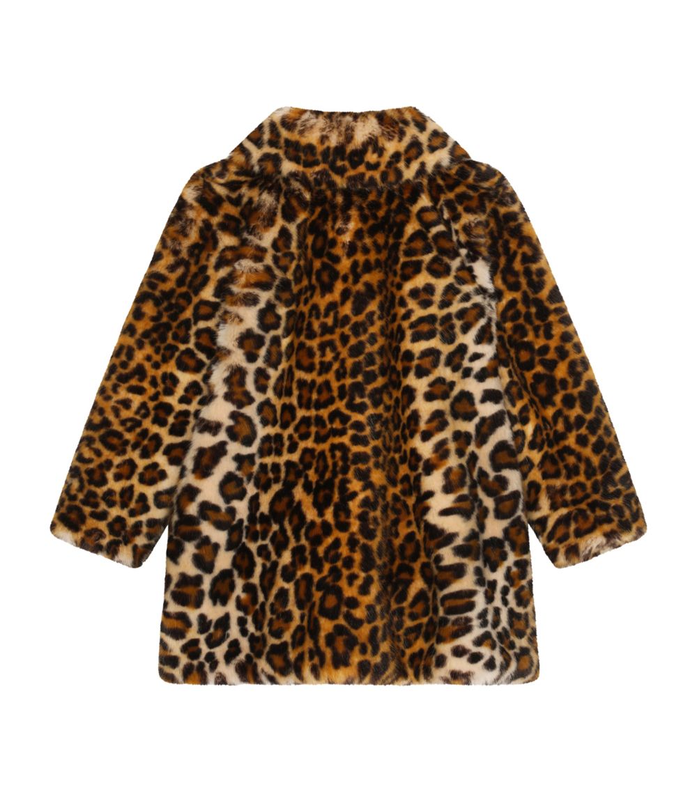 Dolce & Gabbana Dolce & Gabbana Kids Faux Fur Leopard Print Coat (2-6 Years)