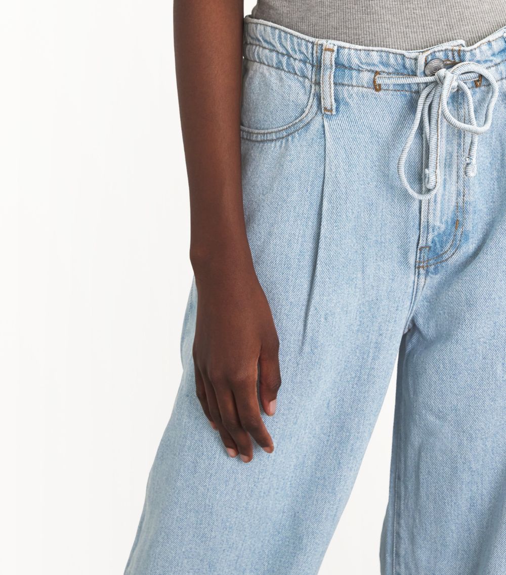 Frame Frame Drawstring Wide-Leg Jeans