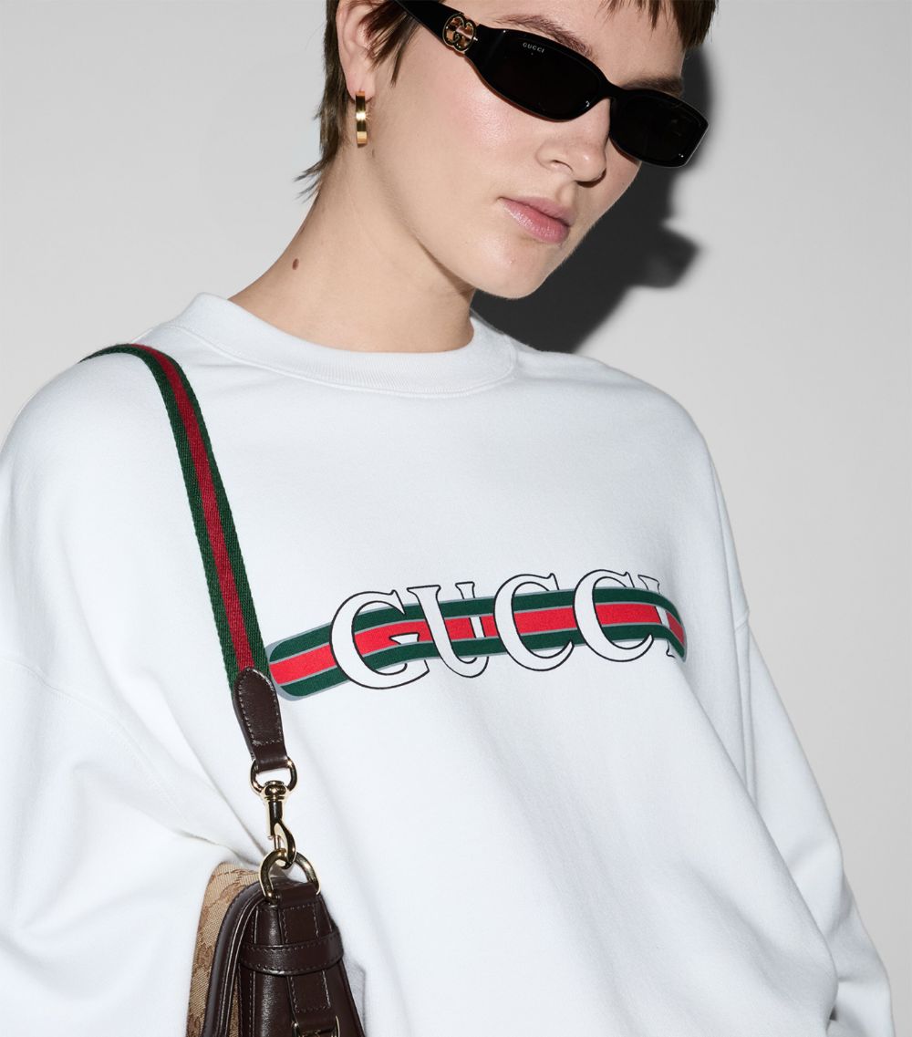 Gucci Gucci Logo Print Sweatshirt