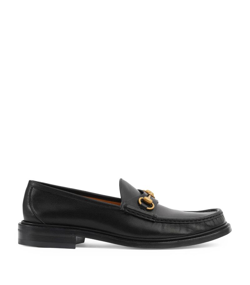 Gucci Gucci Leather Horsebit Loafers