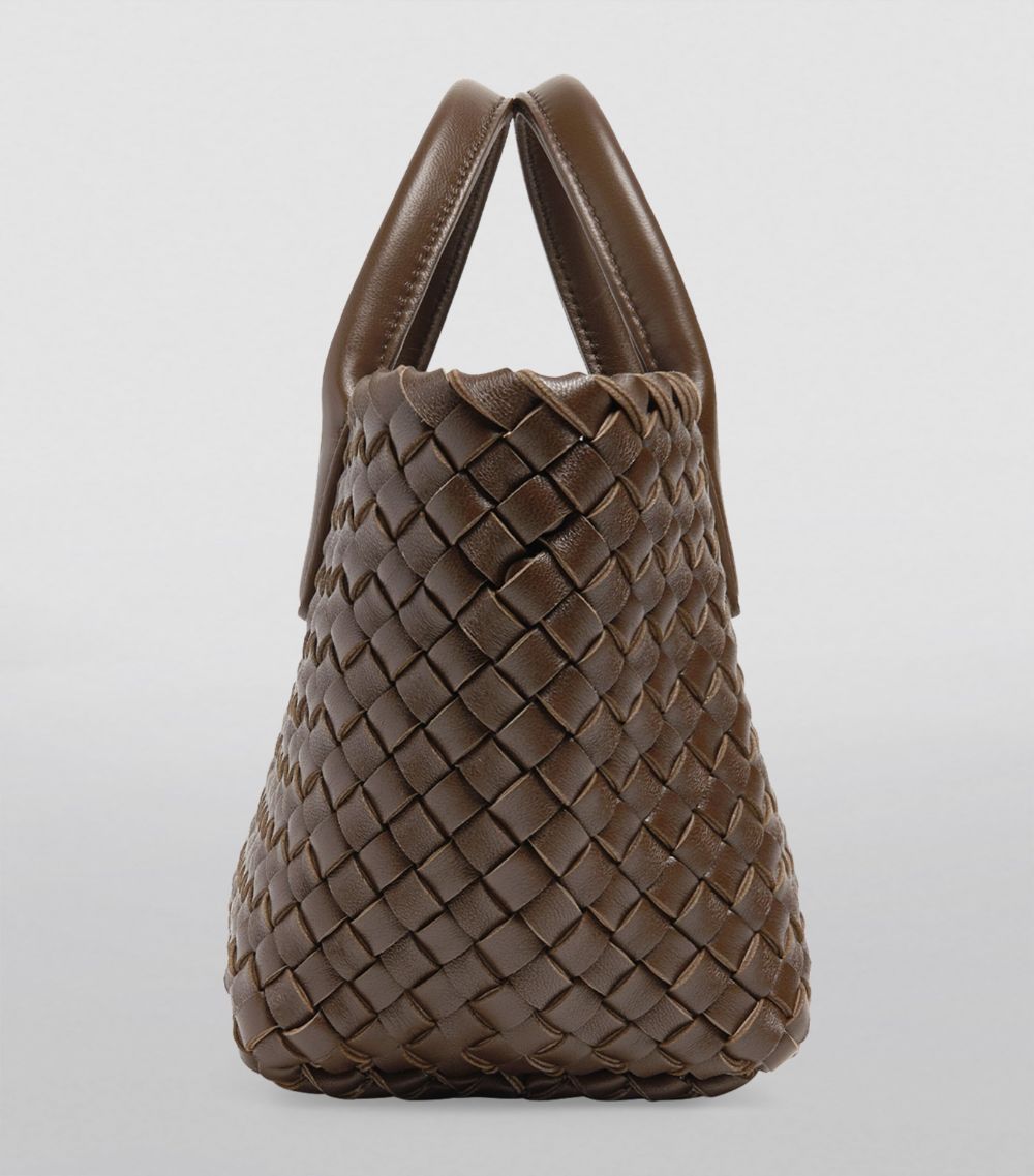 Bottega Veneta Bottega Veneta Mini Leather Cabat Tote Bag