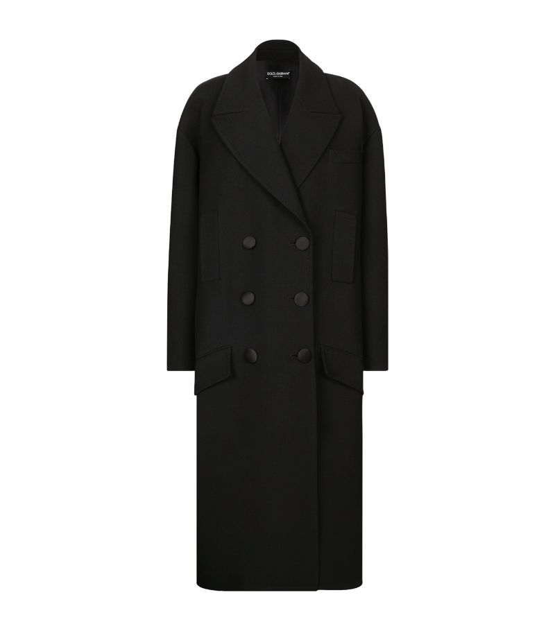 Dolce & Gabbana Dolce & Gabbana Wool-Blend Double-Breasted Coat