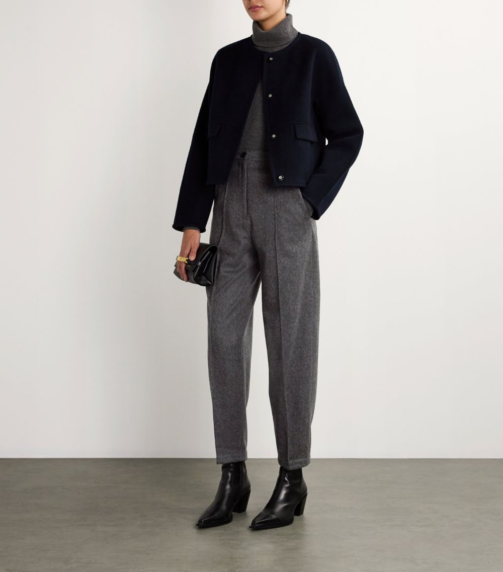 Yves Salomon Yves Salomon Virgin Wool Tailored Trousers