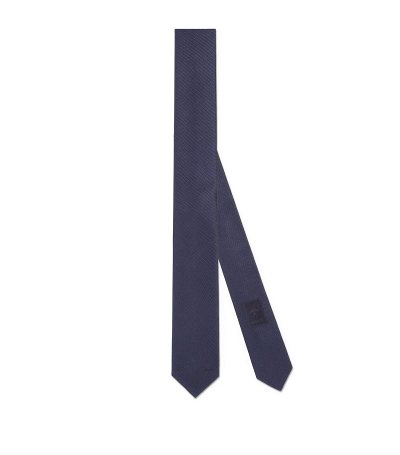 Gucci Gucci Silk Double G Tie