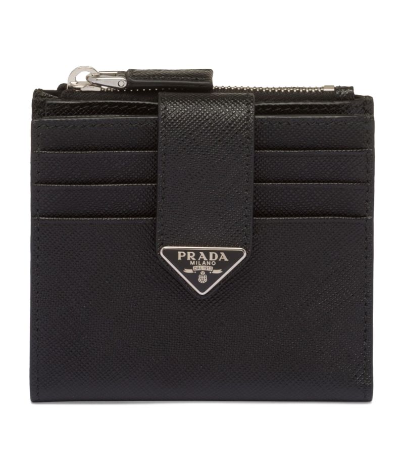 Prada Prada Saffiano Leather Bifold Card Holder