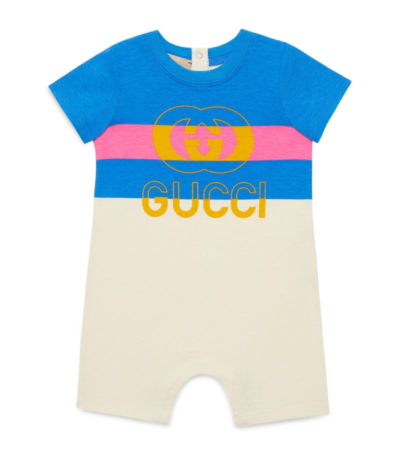 Gucci Gucci Kids Interlocking G Playsuit (0-18 Months)