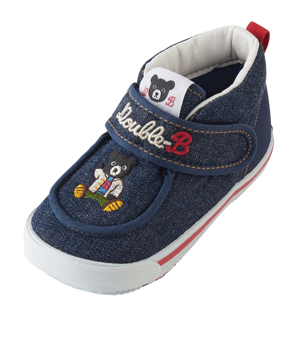 Miki House Miki House Embroidered Bear Shoes