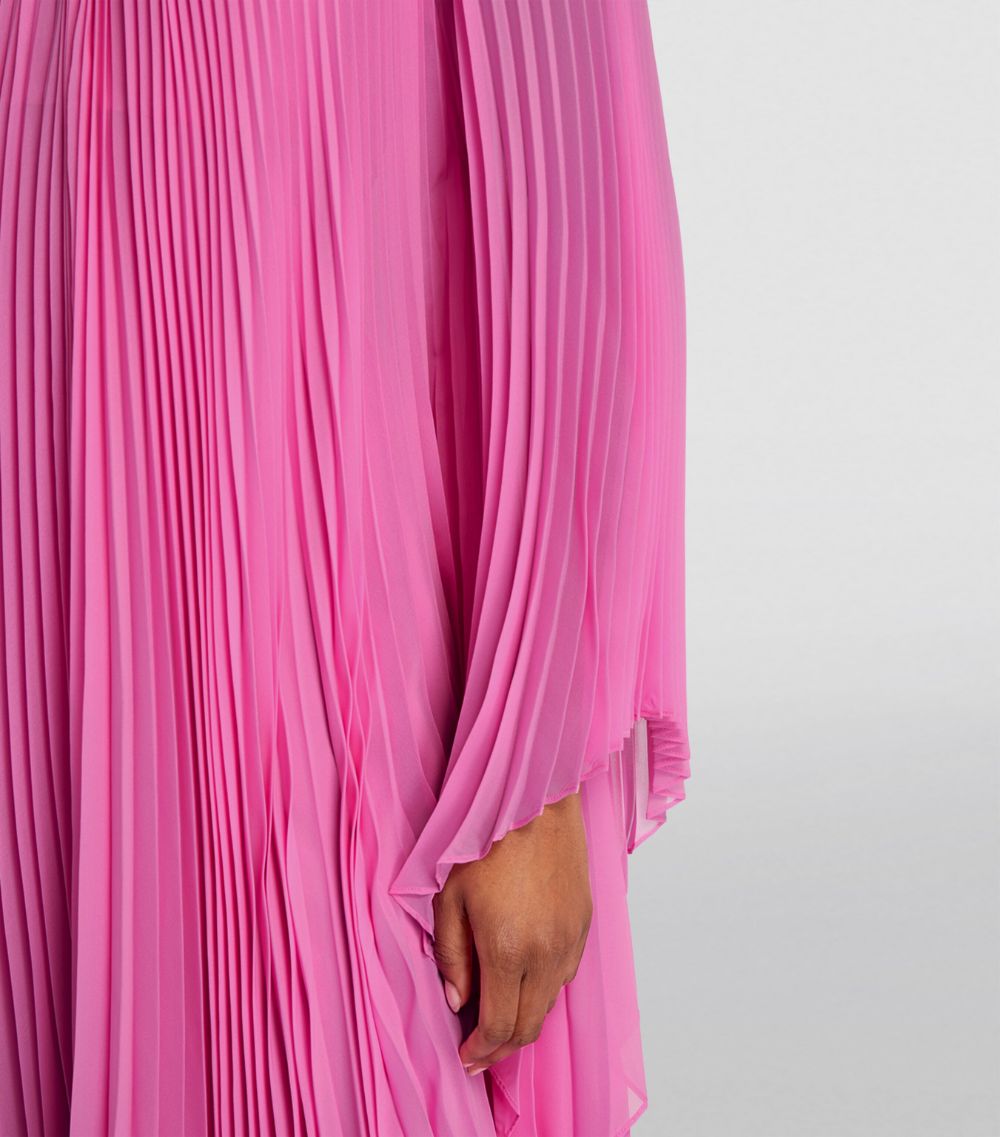 Max Mara Max Mara Tulle Pleated Maxi Dress