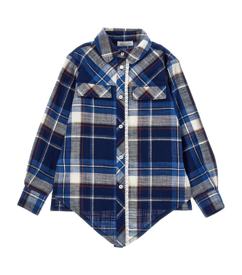 Monnalisa Monnalisa Cotton Tartan Shirt (4-16 Years)