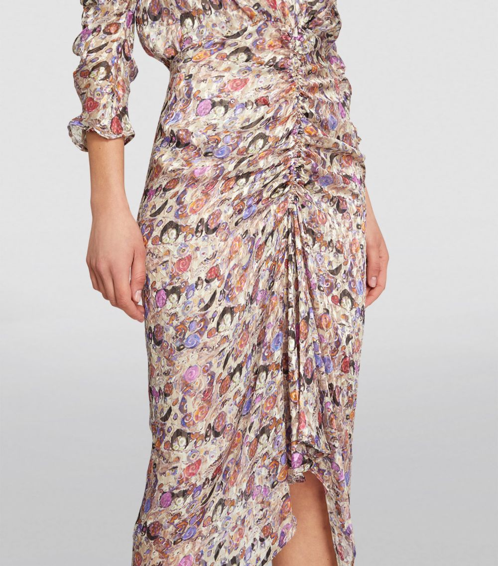 Isabel Marant Isabel Marant Silk-Blend Printed Nemil Midi Dress