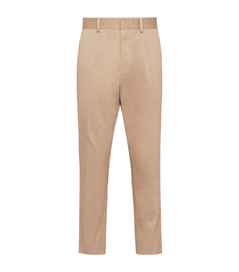 Prada Prada Cotton Gabardine Trousers