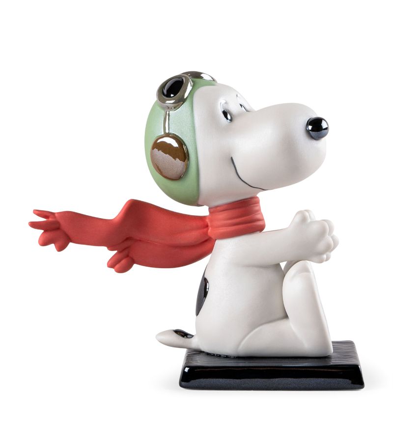 Lladró Lladró Porcelain Snoopy Flying Ace Figurine