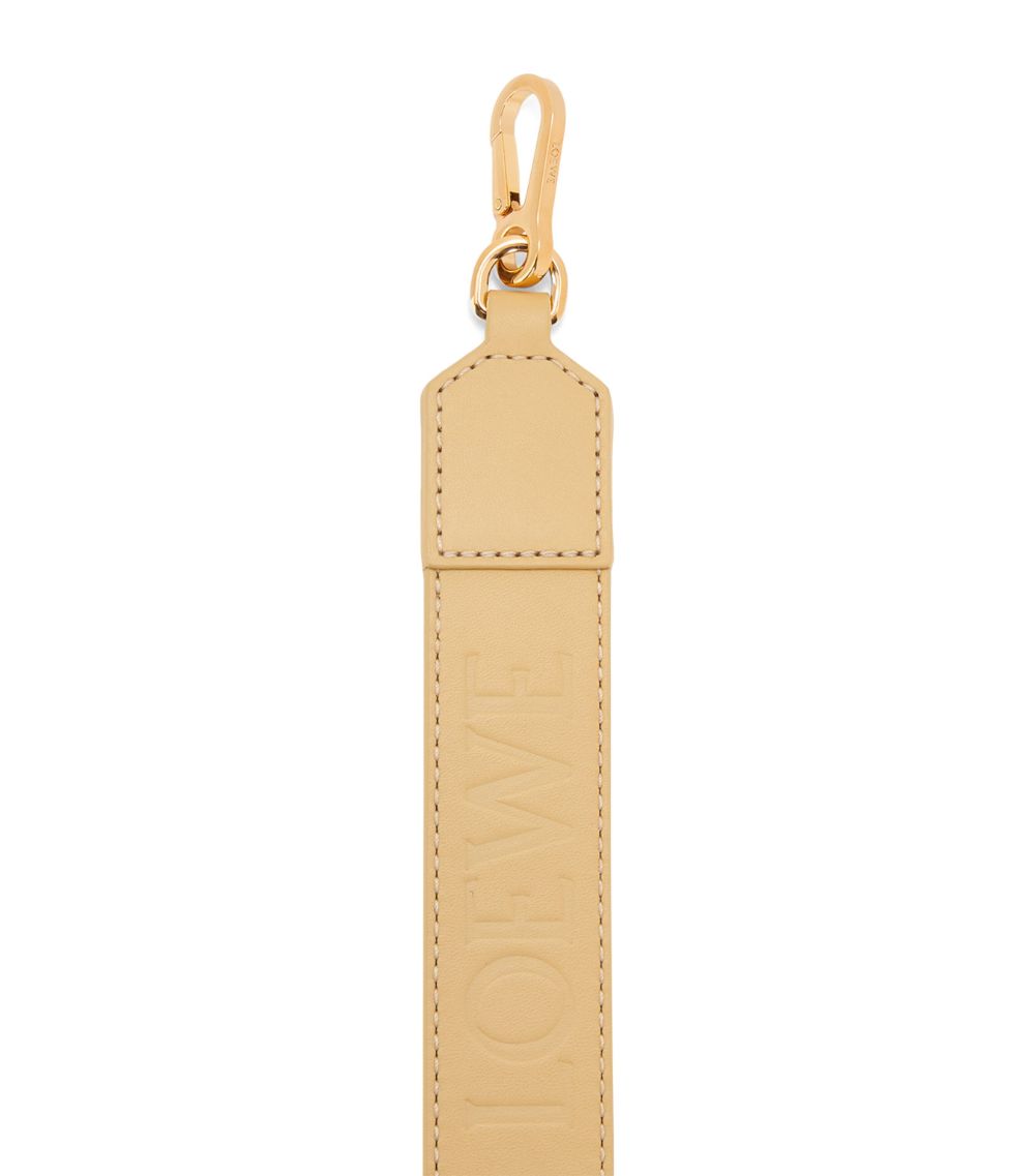 Loewe Loewe Leather Detachable Logo Strap