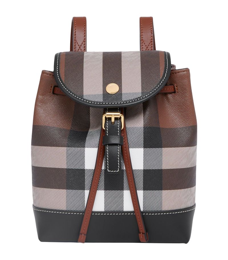 Burberry Burberry Mini Leather Check Backpack