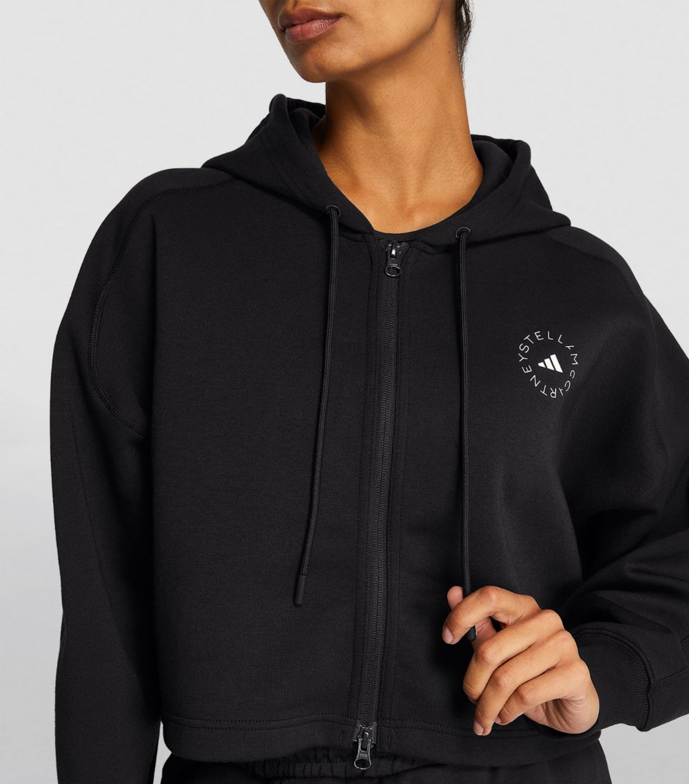 Adidas By Stella Mccartney adidas by Stella McCartney Cropped Zip-Up Hoodie