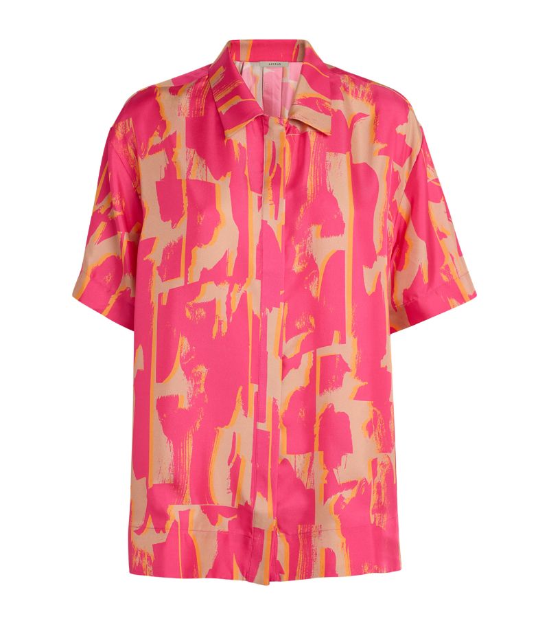 Asceno Asceno Silk Montauk Pyjama Shirt