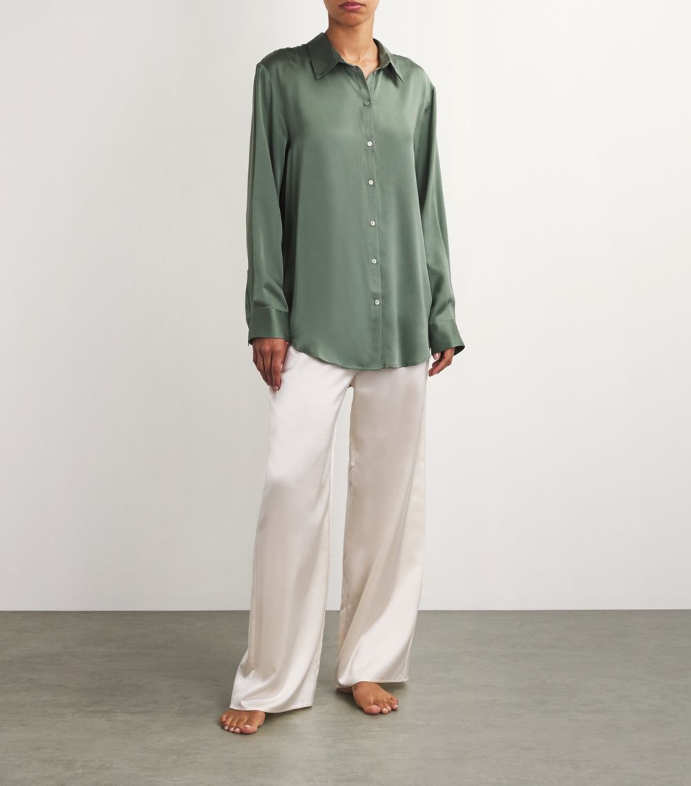 Asceno Asceno Silk London Pyjama Bottoms