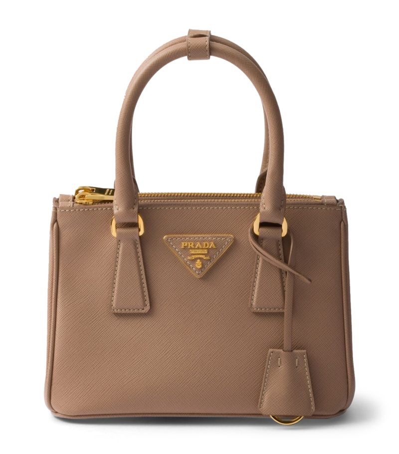 Prada Prada Mini Saffiano Leather Galleria Top-Handle Bag