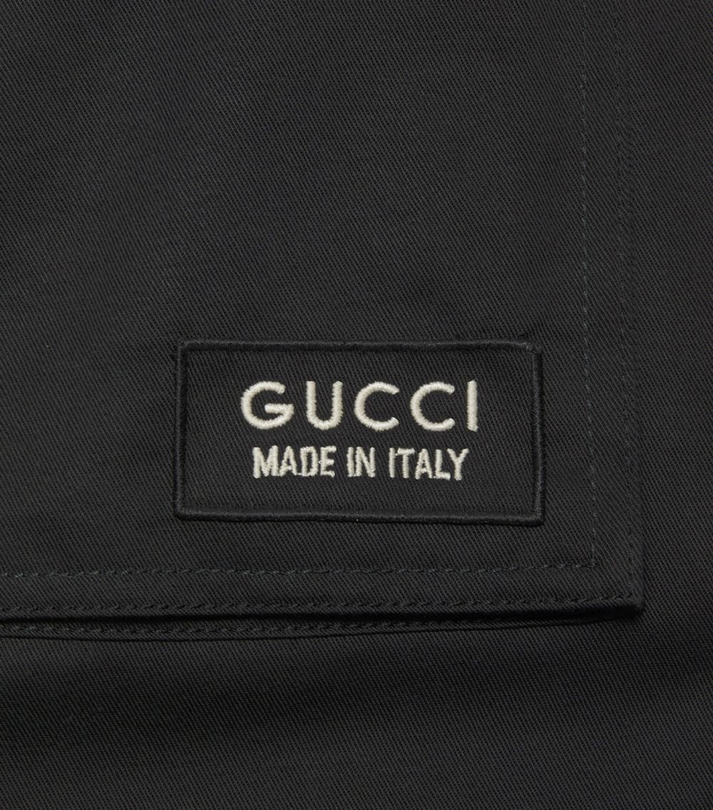 Gucci Gucci Cotton Cargo Trousers