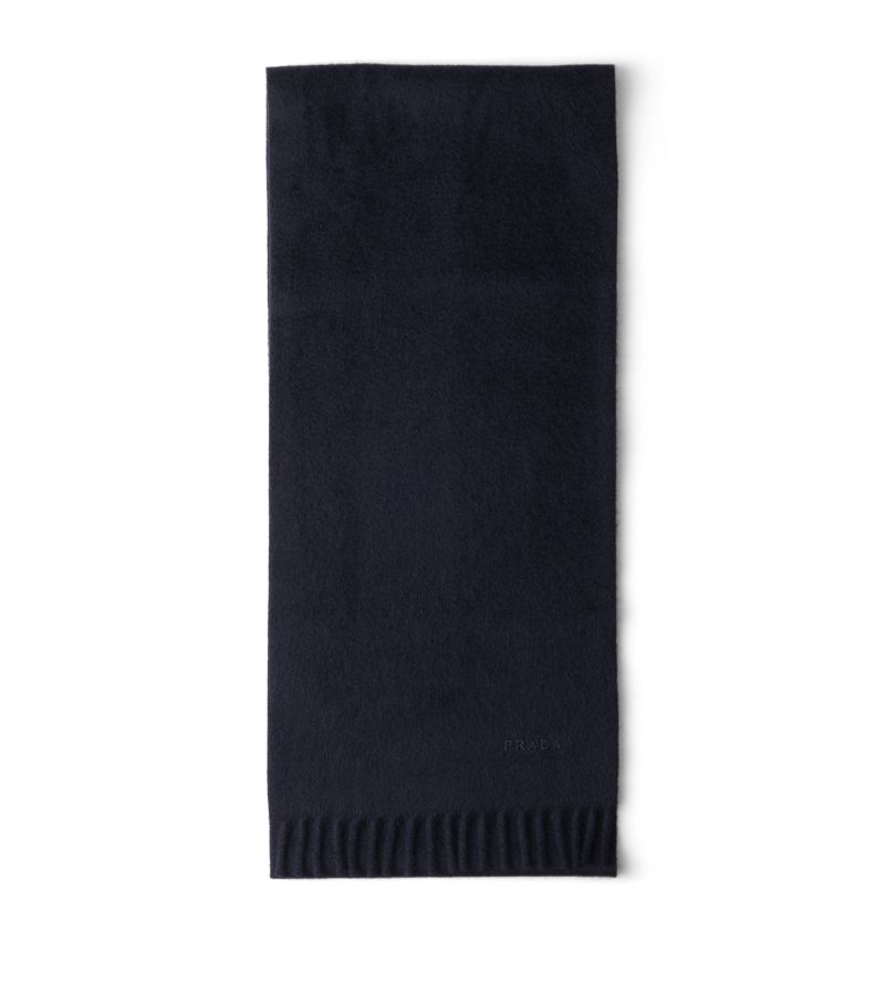 Prada Prada Cashmere Logo Scarf