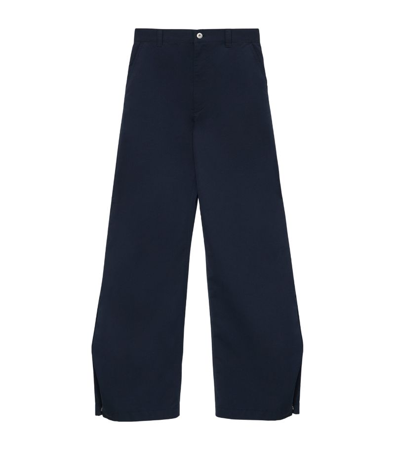 Loewe Loewe Cotton-Silk Gabardine Balloon Trousers