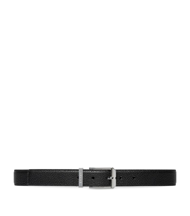 Gucci Gucci Leather Rectangular-Buckle Belt