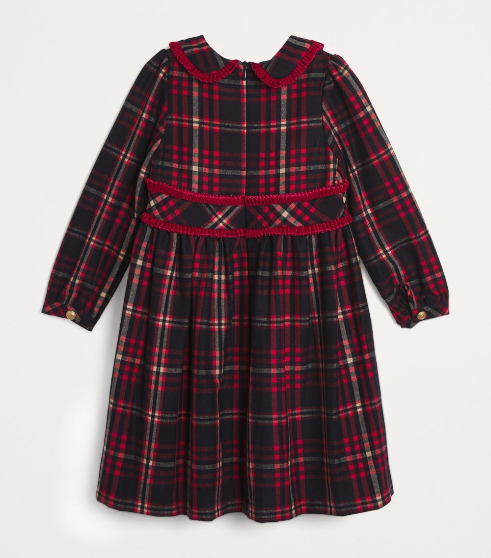 Patachou Patachou Tartan Long-Sleeve Dress (3-12 Years)