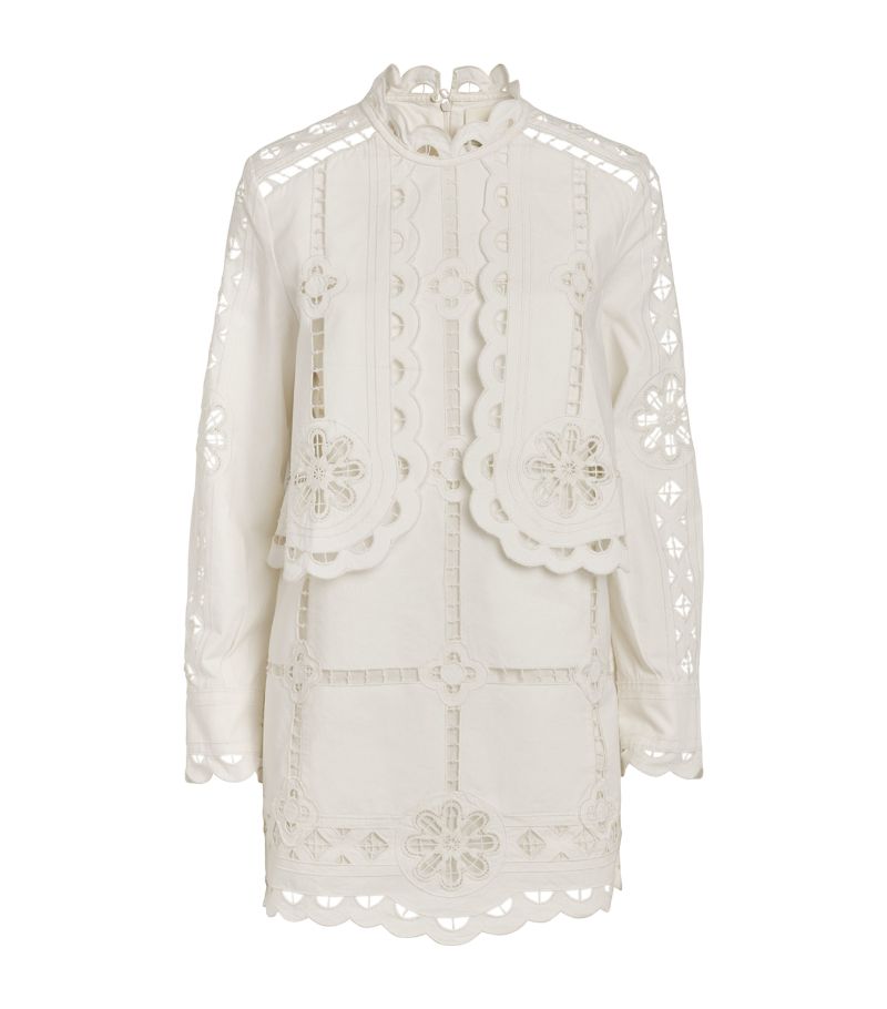 Isabel Marant Isabel Marant Broderie Anglaise Mini Dress