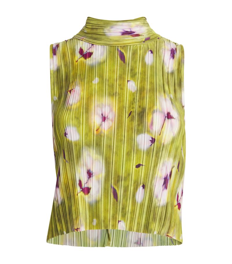 Max & Co. Max & Co. Pleated Floral Blouse