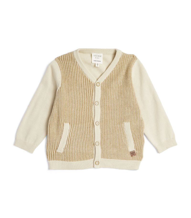 Carrément Beau Carrement Beau Ribbed Cardigan (24 Months)