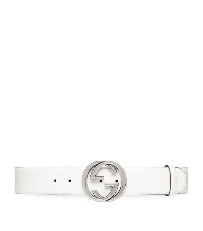 Gucci Gucci Leather Interlocking G Belt