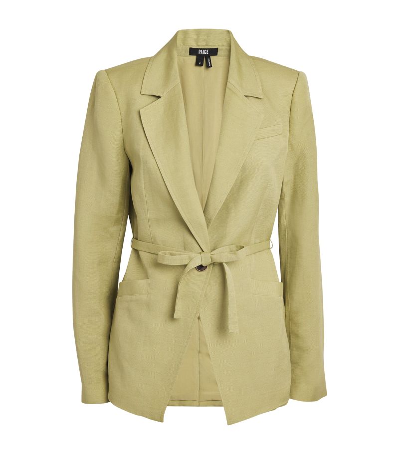 Paige Paige Linen-Blend Genova Blazer