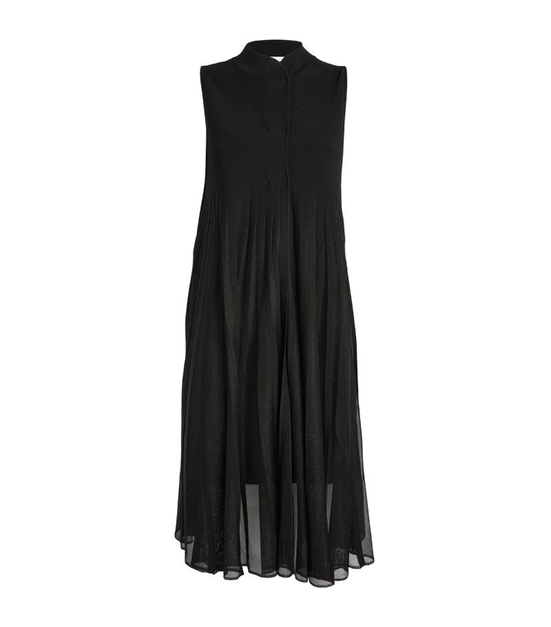  Claudie Pierlot Double-Layer Midi Dress