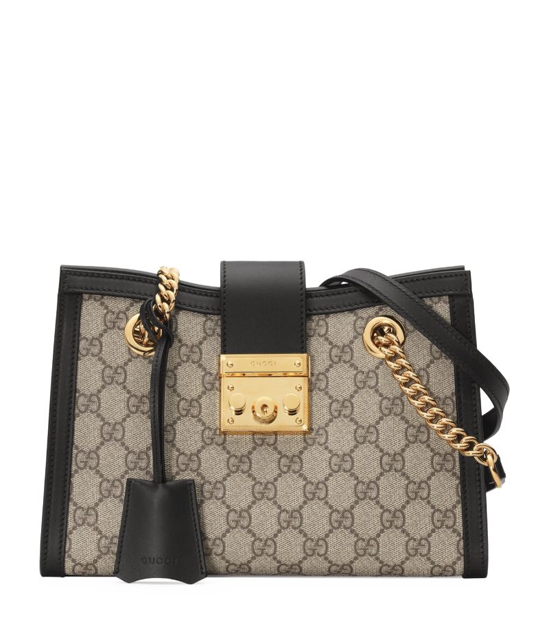 Gucci Gucci Small Gg Supreme Padlock Shoulder Bag