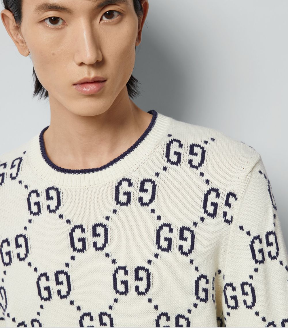 Gucci Gucci Cotton-Knit Gg Sweater