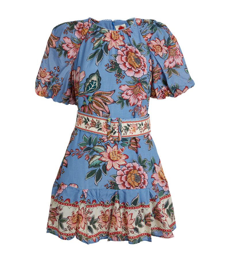 Farm Rio Farm Rio Wonderful Bouquet Mini Dress