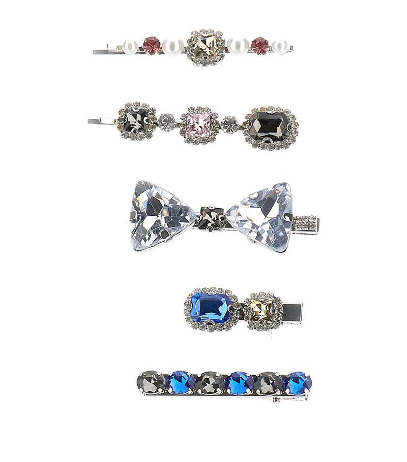 Monnalisa Monnalisa Crystal Hair Clips (Set Of 5)