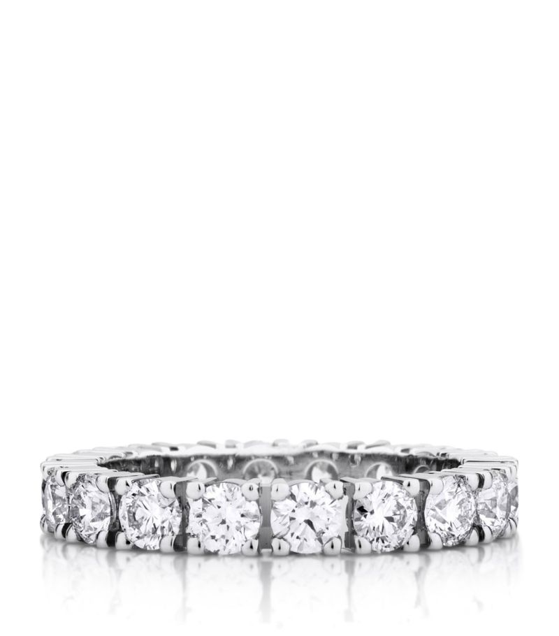 De Beers Jewellers De Beers Jewellers Platinum And Diamond Classic Eternity Band (3Mm)