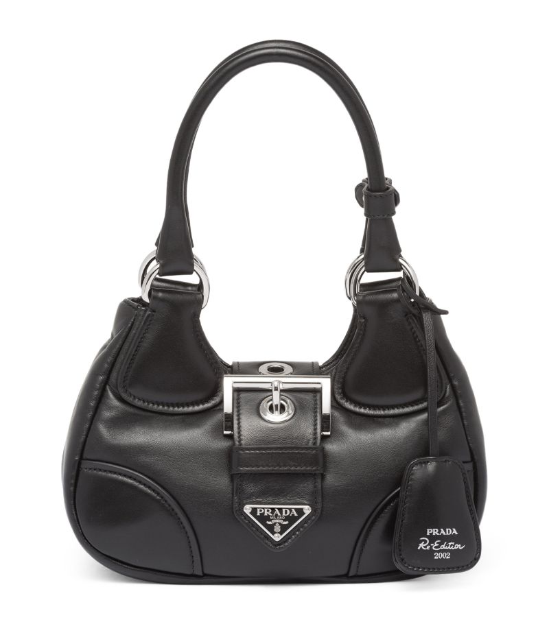 Prada Prada Padded Lambskin Moon Shoulder Bag