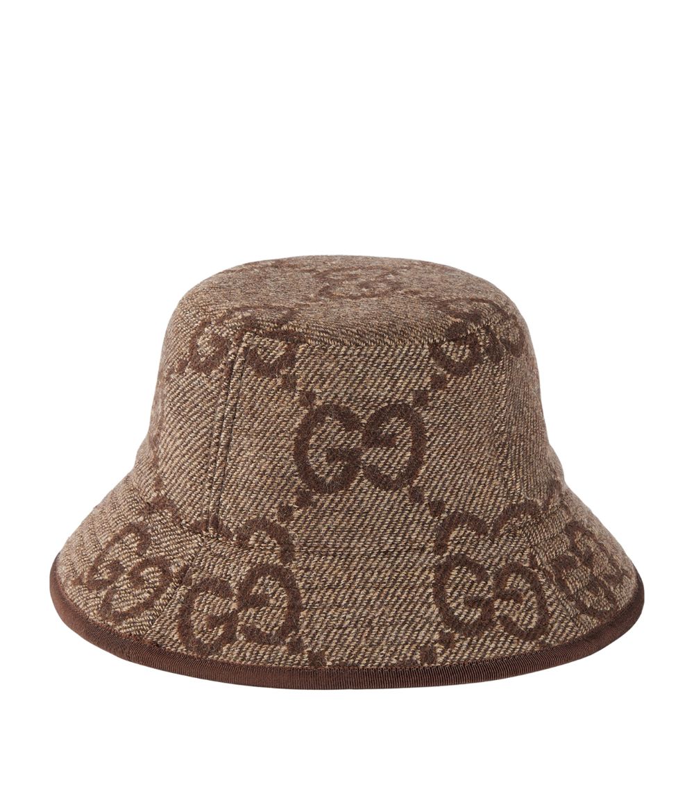 Gucci Gucci Wool Jumbo Gg Bucket Hat