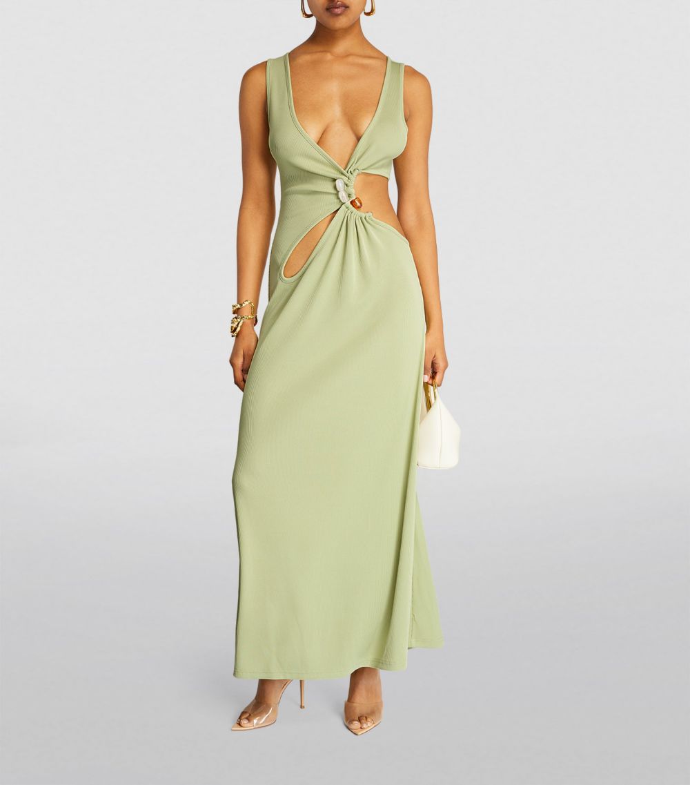 Christopher Esber Christopher Esber Cut-Out Cavern Maxi Dress