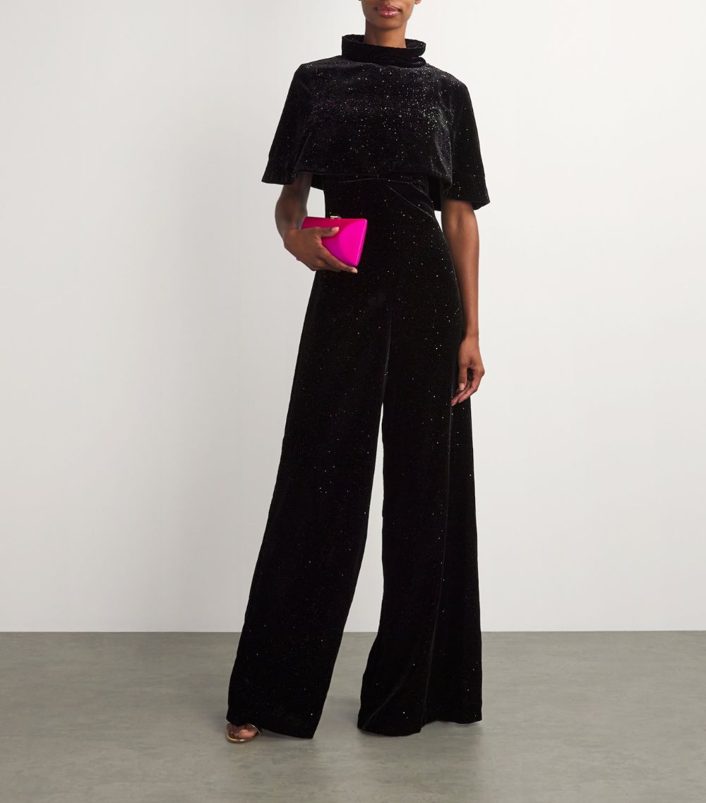  Celia Kritharioti Velvet Jumpsuit