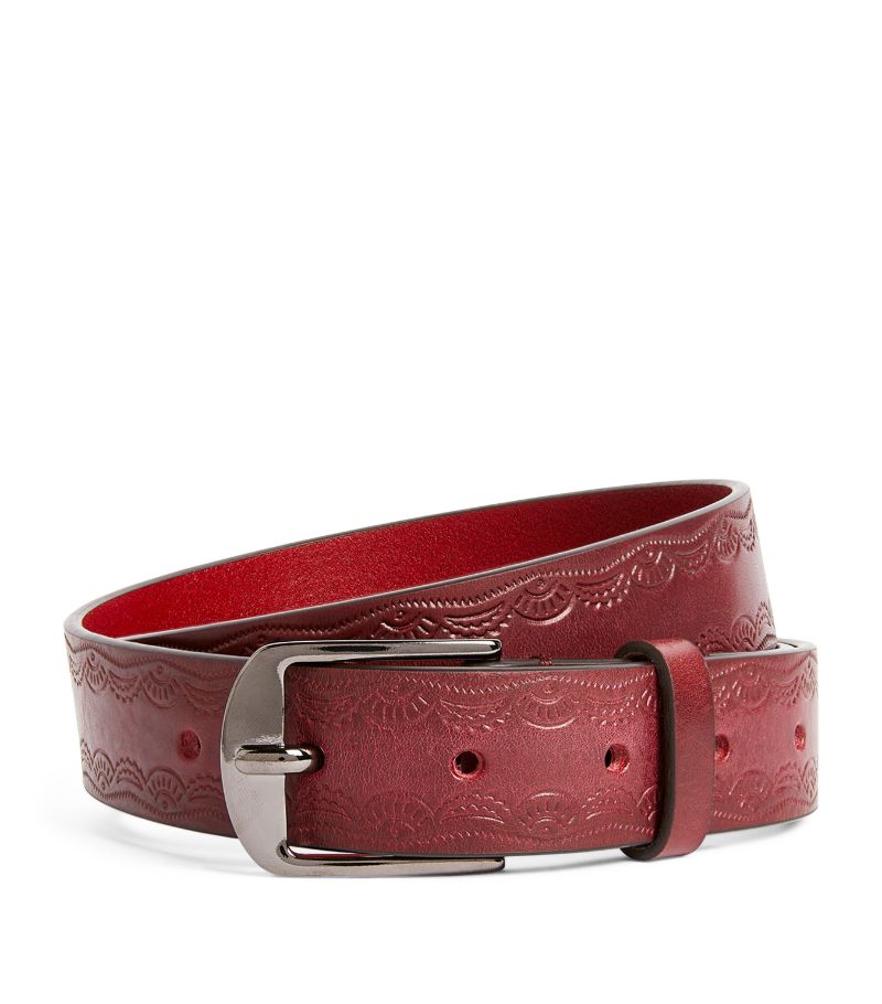 7 For All Mankind 7 For All Mankind Embossed Leather Belt