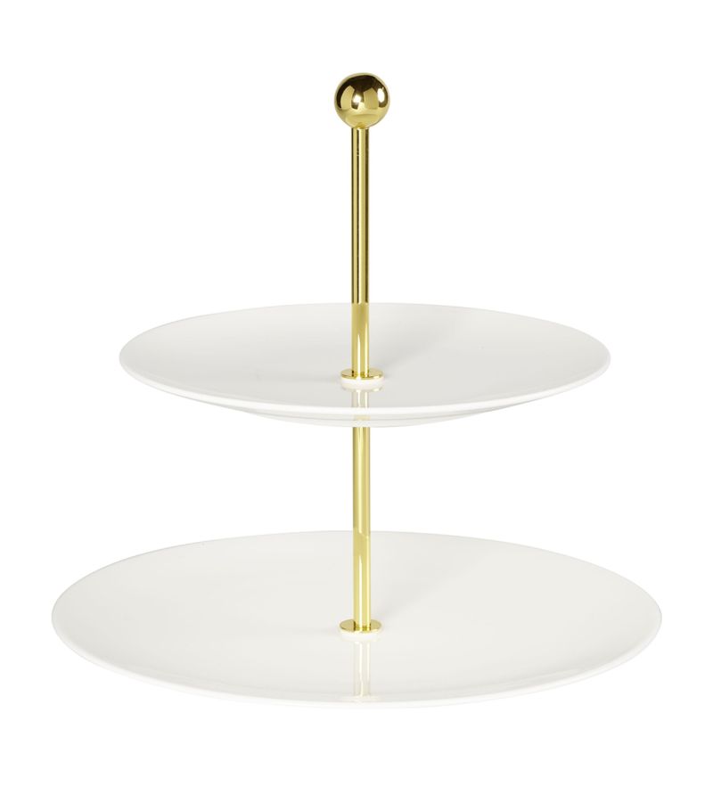 Villeroy & Boch Villeroy & Boch Porcelain Metrochic Tiered Cake Stand