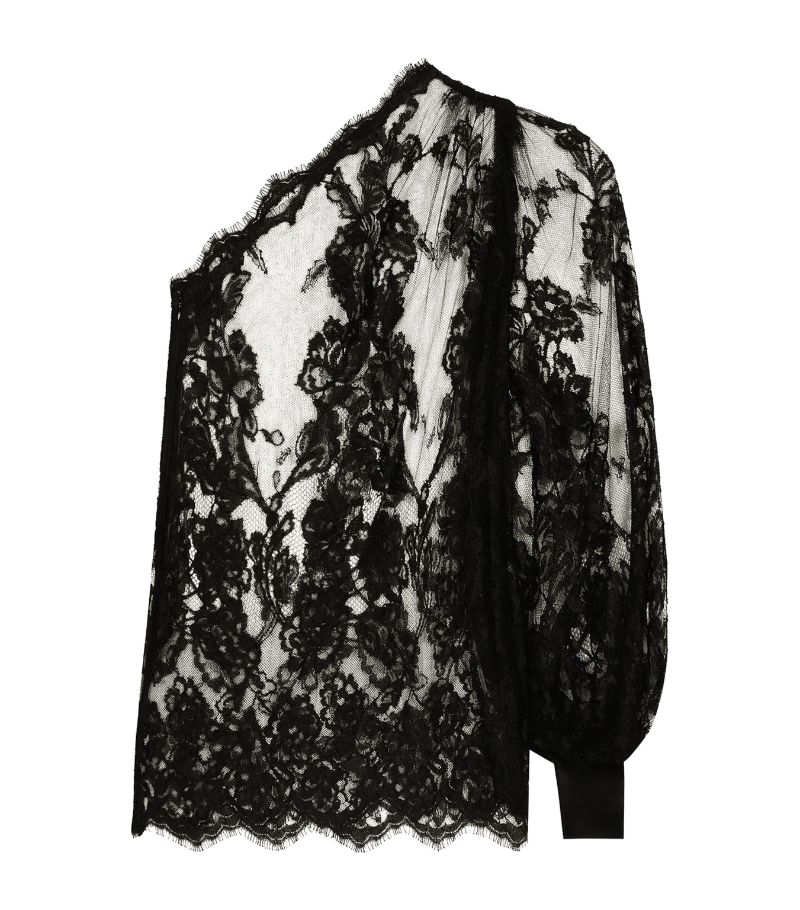 Dolce & Gabbana Dolce & Gabbana Lace One-Shoulder Top