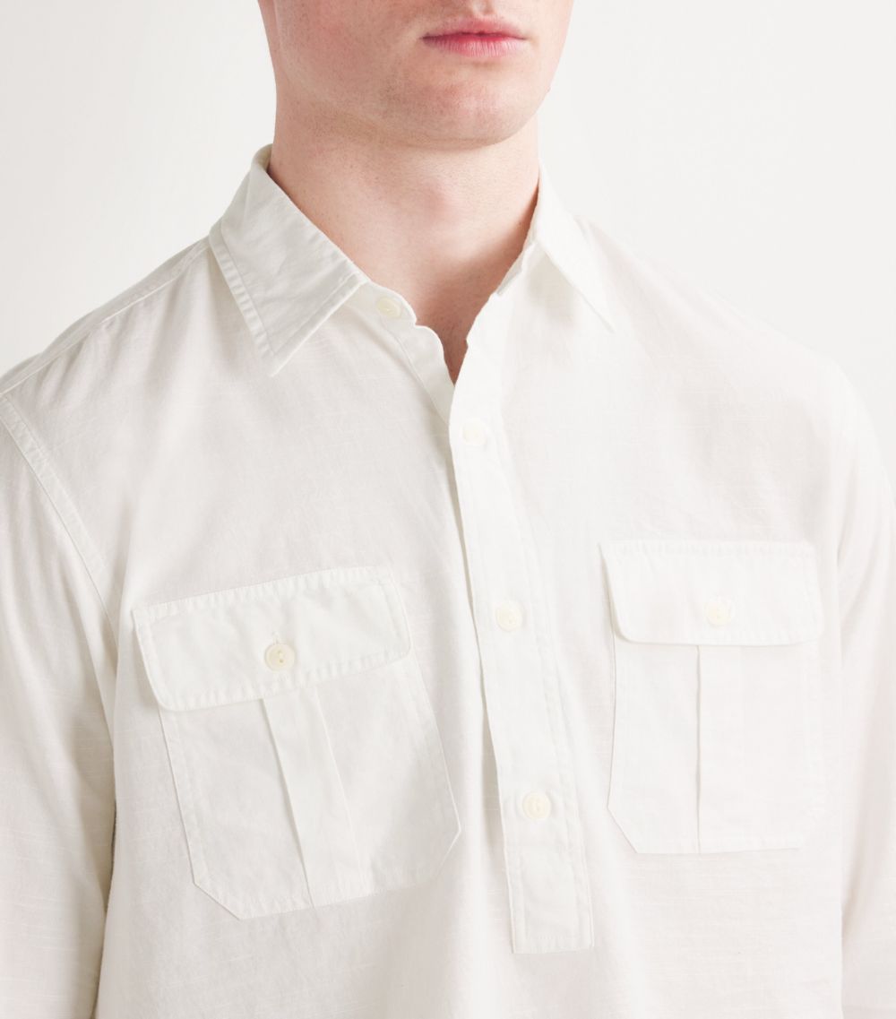 Polo Ralph Lauren Polo Ralph Lauren Textured Collared Overshirt