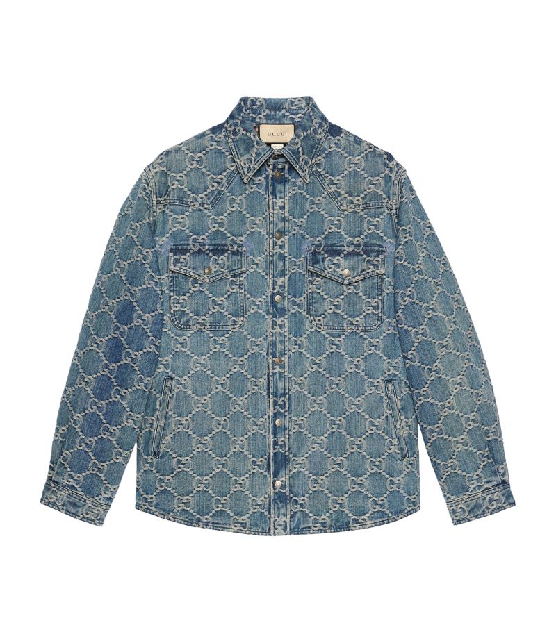 Gucci Gucci Gg Denim Shirt