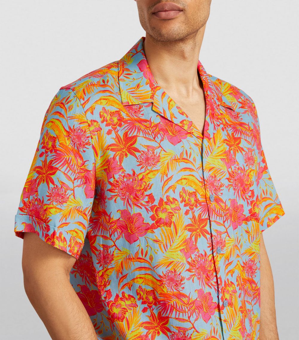 Vilebrequin Vilebrequin Linen Tropical Santorini Shirt